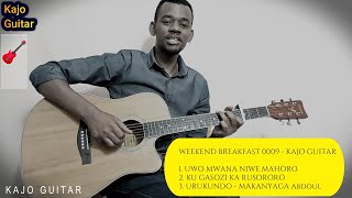 WEEKEND BREAKFAST 0009  Karahanyuze Songs by Kajo Guitar  Ku gasozi ka Rusororo cover [upl. by Thurmann684]