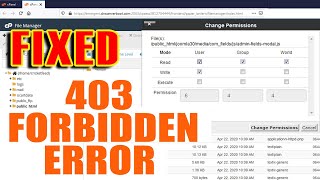 How to Fix The 403 Forbidden Error Step by Step ☑️ [upl. by Koerner992]