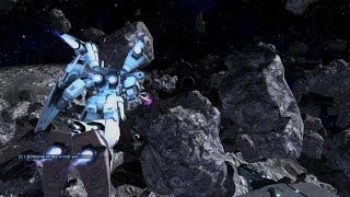 Gundam Battle Operation 2 GBO 2 Space battle  lvl 2 Gundam GP01FB [upl. by Daveta]