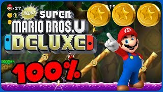 56 Seesaw Bridge ❤️ New Super Mario Bros U Deluxe ❤️ 100 All Star Coins [upl. by Airreis]