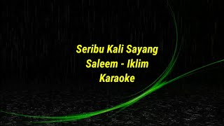 Seribu Kali Sayang karaoke [upl. by Saxela]