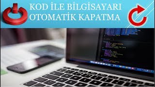 BİLGİSAYAR GECİKMELİ NASIL KAPATILIR   KOD İLE otomatik kapatma [upl. by Saylor]