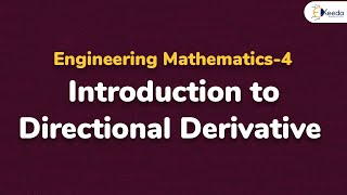 Directional Derivative  Problem 1  Vector Differentiation  Engineering Mathematics 4 [upl. by Bannister]