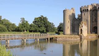 Bodiam Castle 14thCentury Moated Castle Sir Edward Dalyngrigge East Sussex 1080HD [upl. by Onimixam]