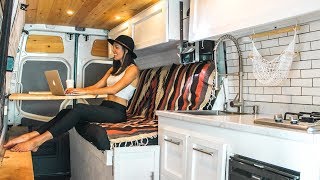 How to Convert a Van Into an OffGrid Camper In 30 Days  Eamon amp Bec [upl. by Malory]