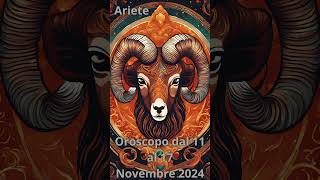 Ariete Oroscopo dal 11 al 17 Novembre 2024 [upl. by Giustino433]