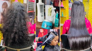 L’Oreal hair smoothening Treatment Permanently full process in Hindi  Keratin Treatment Tutorial [upl. by Abernathy]