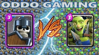 GUARDS VS GOBLIN GANG  CLASH ROYALE BATTLE 57 [upl. by Orpha]