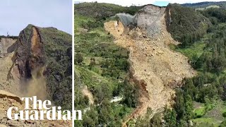 Hundreds killed after landslide flattens remote Papua New Guinea village [upl. by Abraham519]