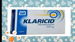 klaricid  klaricid 500mg  klaricid 250 mg  klaricid xl [upl. by Enowtna]