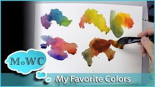 My Favorite 8 Colors for Watercolor [upl. by Nohsyt902]