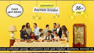 VakıfBanktan Geleneksel Bayram Kredisi [upl. by Epuladaugairam]