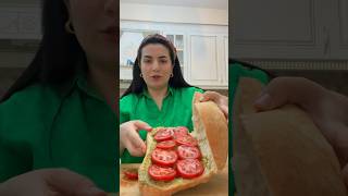 Şəmkir pomidoru tapa bilmədim sendvic mozzarella italiansandwich [upl. by Iorio]