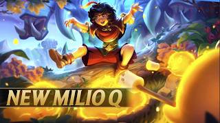 NEW MILIO Q EFFECT  League of Legends [upl. by Tiloine869]