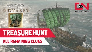 Where to FIND the REMAINING CLUES of the Treasure Hunt in AC Odyssey  A Kind of Treasure Hunt Quest [upl. by Oirretna]