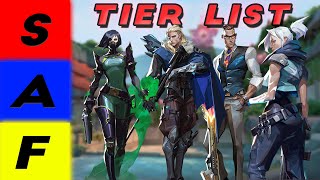 I Ranked EVERY Valorant Agent Tier List [upl. by Tadeo]