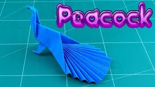 Origami Easy 3D Peacock  How to Make Paper Peacock Tutorial  DIY Cute Animals Gift Craft Handmade [upl. by Aurelius]