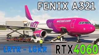 🔴 MSFS LIVE  NEW FENIX A321 FLIGHT TO CORFU FLIGHT SIM 2020 [upl. by Ragen290]