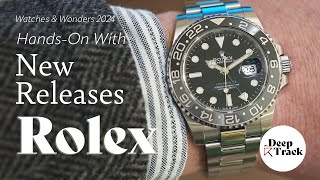 HandsOn With New Rolex Releases  Watches amp Wonders 2024 [upl. by Ydnew697]