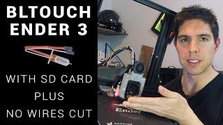 How to Ender 3 BLTOUCH with SD card support and no wires cut [upl. by Irrot]