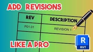 Add revisions to your title blocks in Revit  Best workflow [upl. by Atekin]