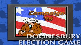 The Doonesbury Election Game Campaign 96 Windows 1995 Retro Review from IE Magazine [upl. by Pier]