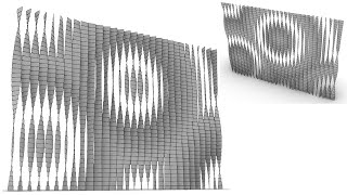 Kinetic Facade by Point Attractor  Basic Grasshopper [upl. by Masha]