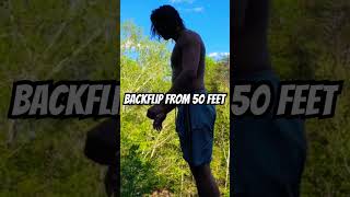 Sketchy inexperienced backflip travel cliffjumping virginia [upl. by Erdna]