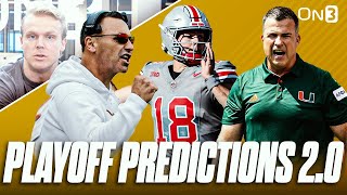 College Football Playoff Predictions 20  Who Gets In  Ohio St Texas Georgia Miami Bama [upl. by Ahsyad]