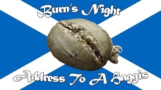 Address To A Haggis  Burns Night 2017 [upl. by Onailil]