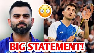 Virat Kohli of Indian BadmintonLakshya Sen HUGE STATEMENT 😳🔥 India Sports News Facts [upl. by Kingdon]