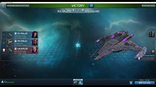 Star Trek Fleet Command  Testing Demarco Solo Bajoran Armada UR 5657 startrek stfc scopely [upl. by Hgieloj]