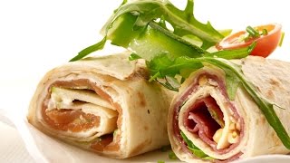 De dagschotel  Wraps met een slaatje [upl. by Melone]