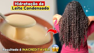 Hidratação Surpreendente com Leite Condensado Cachos Definidos e Macios  RECEITAS DAS INSCRITAS [upl. by Kiki]