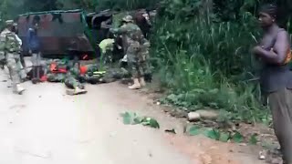 Ghana Armed Forces explains viral video of soldiers involved in accident [upl. by Arraeis]