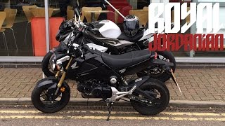 Honda MSX 125 Grom test ride [upl. by Tabb]