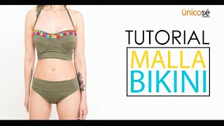 Diy Costura Molde  Patrón Malla Bikini 1302 [upl. by Annaujat271]