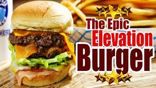 THE EPIC ELEVATION BURGER IN DUBAI 2017 [upl. by Refinne110]