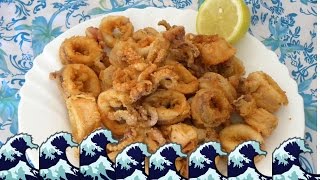 CALAMARES FRITOS  Una Chef en la Cocina [upl. by Laynad661]