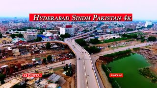 Amazing View Of Hyderabad Sindh Pakistan 4k  ZS Digital  hyderabad sindh pakistan drone 4k [upl. by Yelsa69]