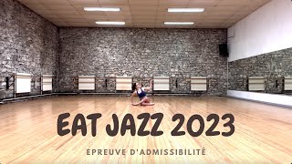 Epreuve dadmissibilité EAT 2O23 Jazz [upl. by Julio690]