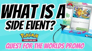 Pokemon TCG SIDE EVENT QUEST How to get Prizes from the prize wall [upl. by Melania]