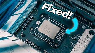 13th Gen CPU Cooling Why YOU Need a Contact Frame [upl. by Aihsetan]