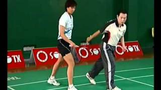 25 Chen Weihua Badminton Training  Basic Backcourt Footwork English Subtitles [upl. by Justin267]