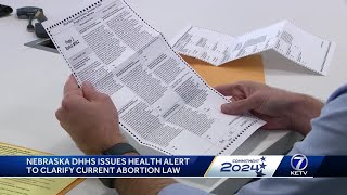 Nebraska DHHS health alert over current abortion law [upl. by Nnov]