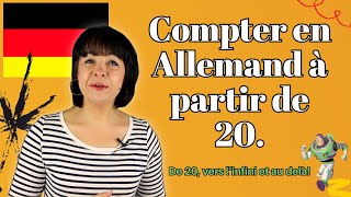 Compter en Allemand à partir de 20  Débutant [upl. by Posehn]