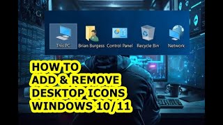 How to AddRemove Desktop Icons  Fix Missing icons  Desktop Icons not showing  Windows 1011 [upl. by Ztnaj296]