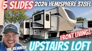 5th Wheel RV with a LOFT amp 5 Slides 2024 Hemisphere 378FL [upl. by Gittle]