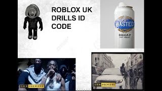 UK DRILL ROBLOX ID CODES [upl. by Delwyn]