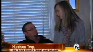 Brave Teen Hides Under Bed During Home Invasion [upl. by Arodnap]